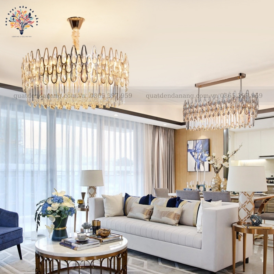 Đèn Chùm Pha Lê Giọt Nước 958