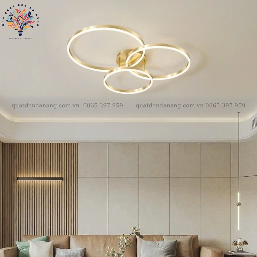Đèn Ốp Trần 3 Vòng LED
