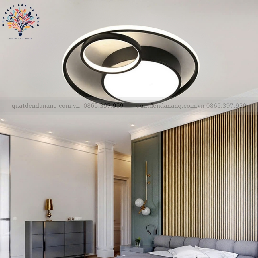 Đèn Ốp Trần Đen Trắng 573