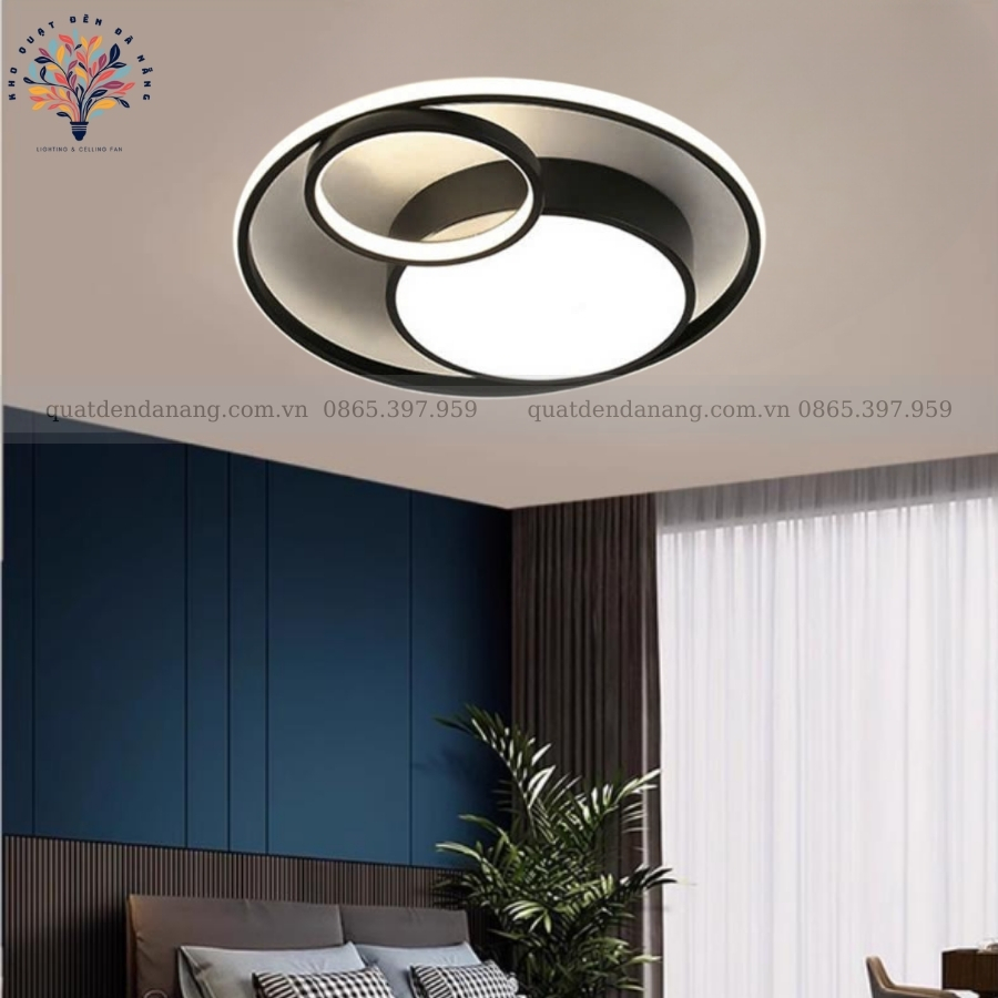 Đèn Ốp Trần Đen Trắng 573