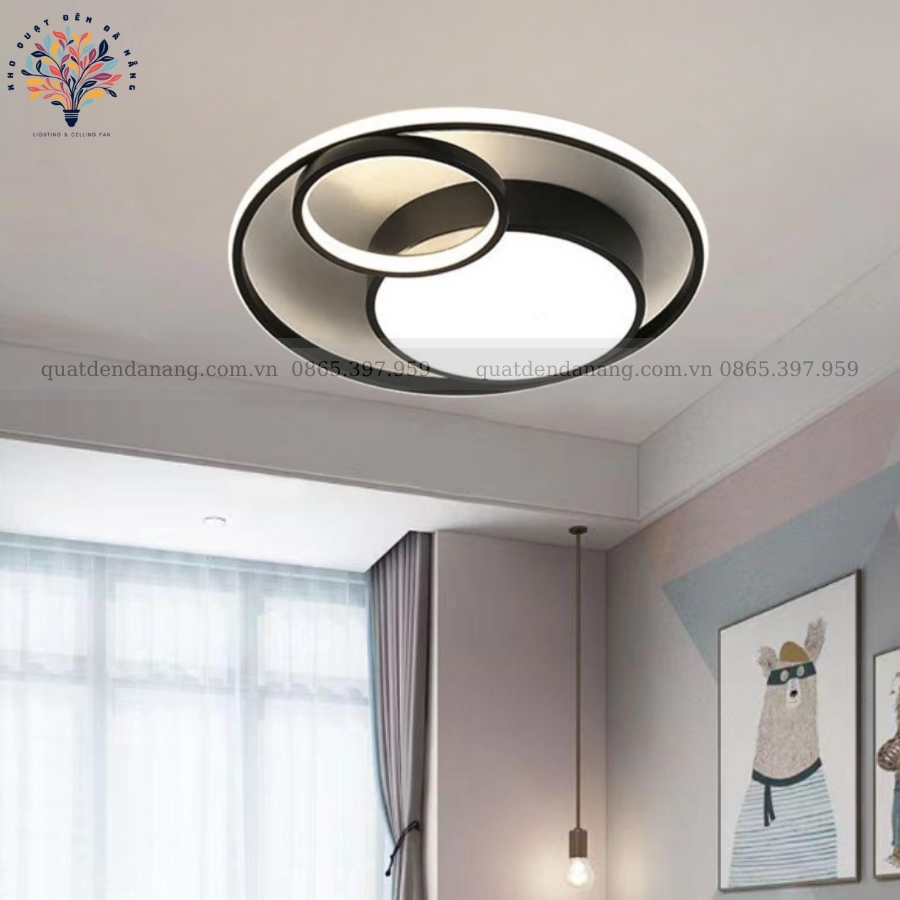 Đèn Ốp Trần Đen Trắng 573
