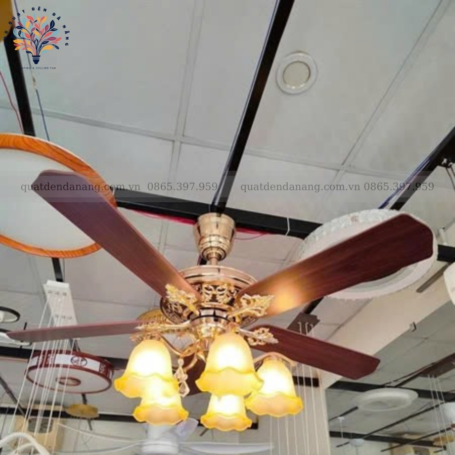 Quạt Trần Đèn Cổ Điển 005